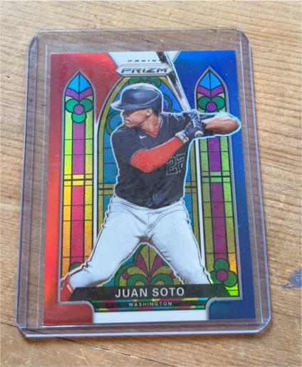 2021 Panini Prizm Stained Glass #SG-3 Juan Soto — front