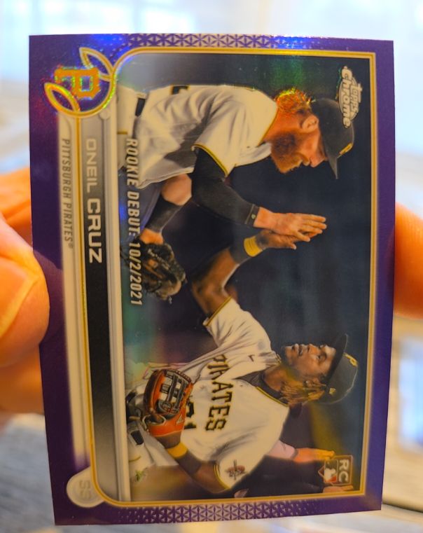 2022 Topps Chrome Update #USC74 Oneil Cruz — front