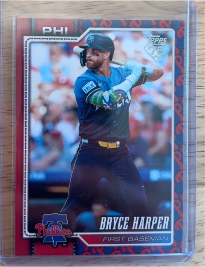2026 Topps Series 1 #250 Bryce Harper — front