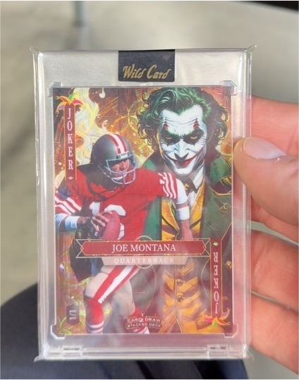 2025 Wild Card 5 Card Draw #5 Joe Montana — front