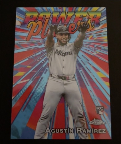 2025 Topps Chrome Update Series - Power Players #PP-29 Agustin Ramirez — front