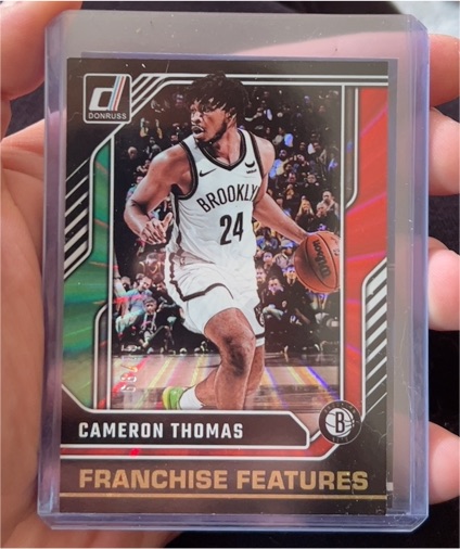 2024-25 Donruss #18 Cameron Thomas Franchise Features — front