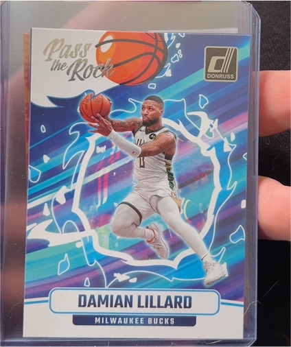 2024-25 Panini Donruss #1 Damian Lillard Pass the Rock — front