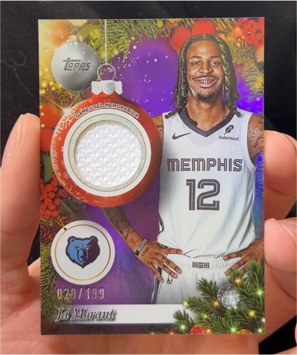 2025-26 Topps Holiday #PR-JM Ja Morant — front