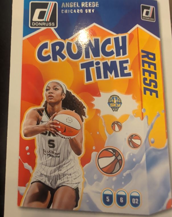 2025 Donruss WNBA #7 Angel Reese Crunch Time — front