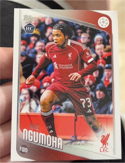 2025-26 Topps UEFA Club Competitions #191 Rio Ngumoha — front