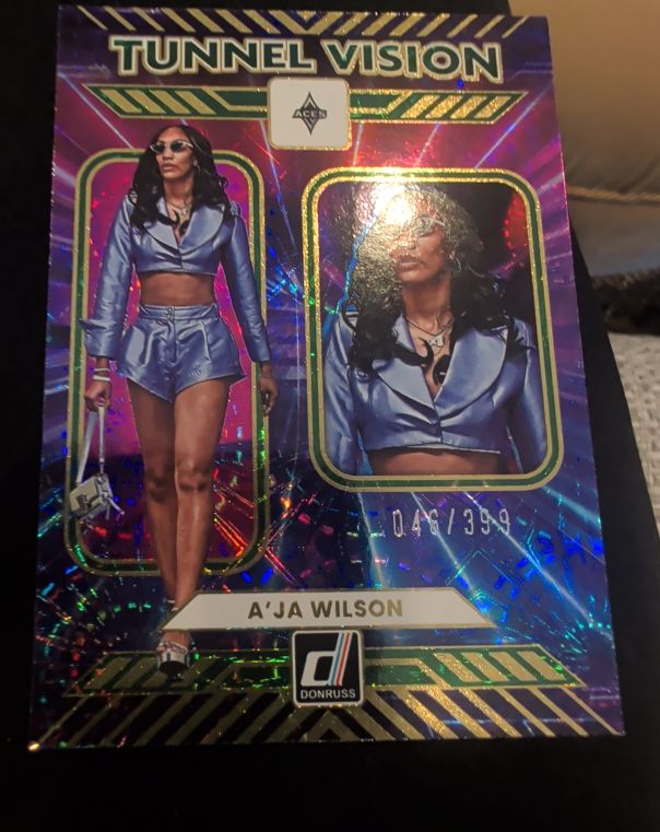 2025 Panini Donruss WNBA #13 A'ja Wilson Tunnel Vision — front