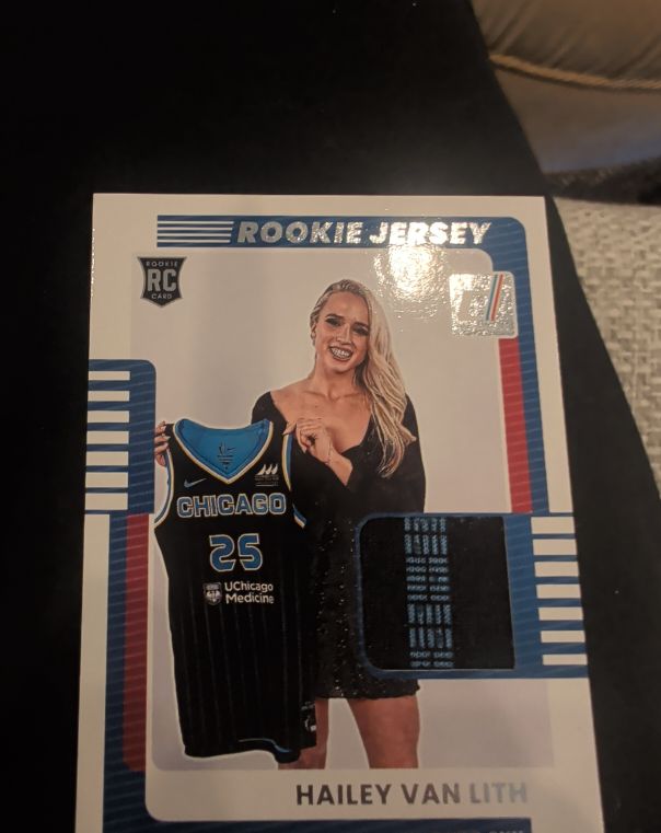 2025 Panini Donruss WNBA Rookie Jersey #3 Hailey Van Lith — front