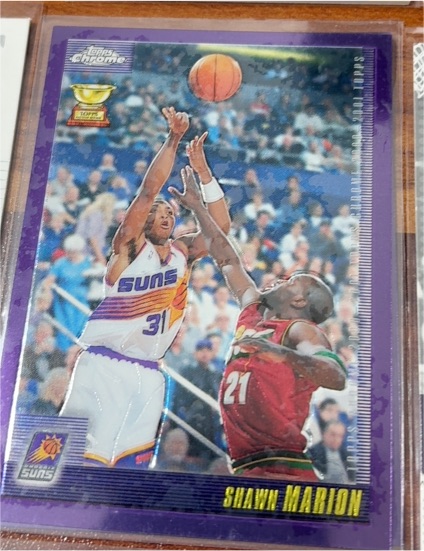 2000-01 Topps Chrome #47 Shawn Marion — front