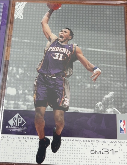 2000 Upper Deck SP Game Floor #31F Shawn Marion — front