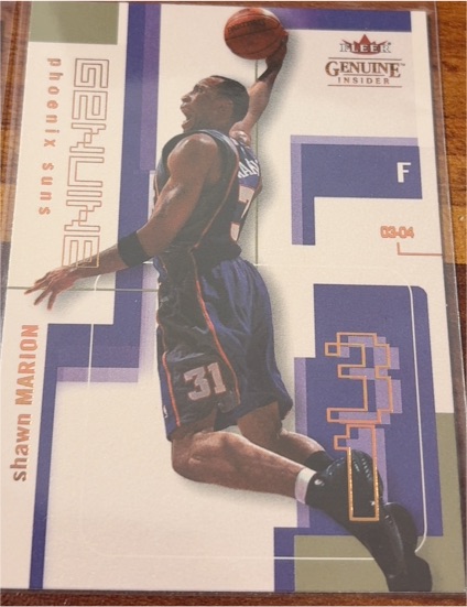 2003-04 Fleer Genuine Insider #18 Shawn Marion — front