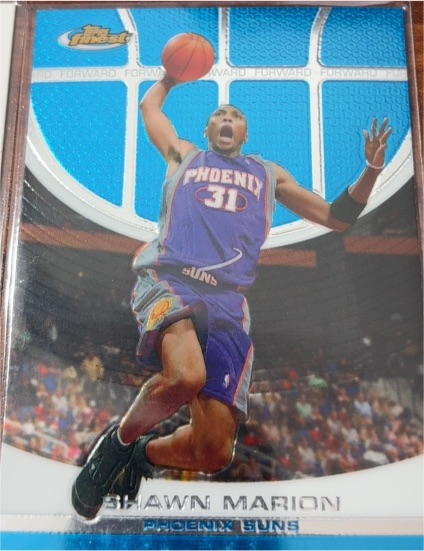 2005-06 Topps Finest #44 Shawn Marion — front