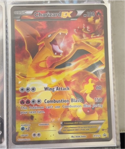 2016 Pokémon XY #XY121 Charizard EX — front