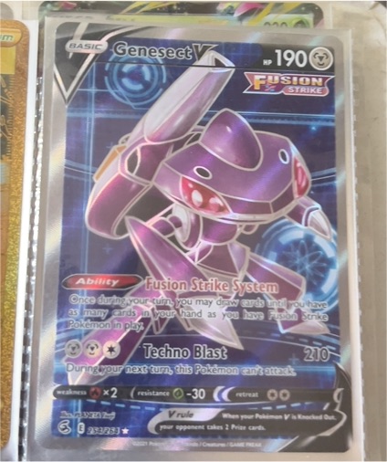 2023 Pokémon TCG Fusion Strike #185 Genesect V — front
