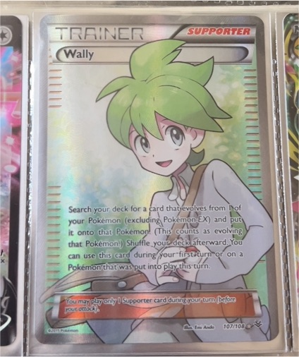 2015 Pokémon TCG XY Roaring Skies #107 Wally — front