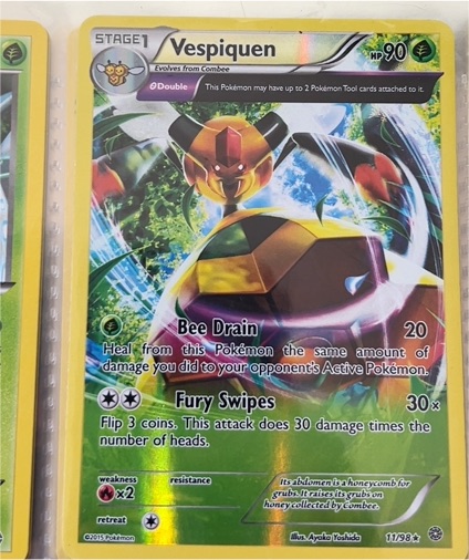 2015 Pokémon TCG Ancient Origins #11 Vespiquen — front