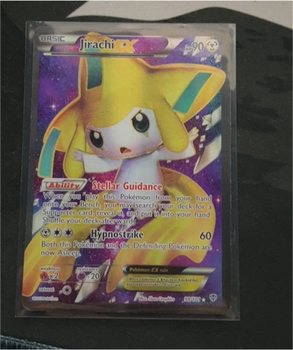 2011 Pokémon Black & White Plasma Blast #98 Jirachi EX — front