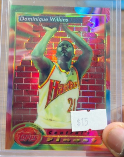 1993-94 Topps Finest #102 Dominique Wilkins — front