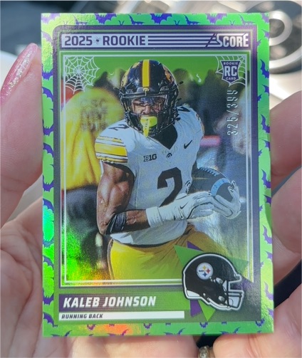 2025 Panini Score-A-Treat #12 Kaleb Johnson — front