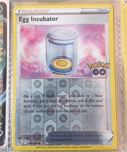 2022 Pokémon GO #66 Egg Incubator — front