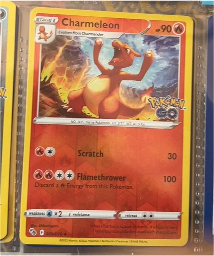2022 Pokémon GO #005 Charmeleon — front