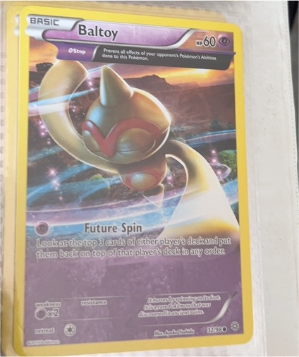 2015 Pokémon XY Ancient Origins #32 Baltoy — front