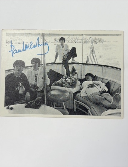 1964 Topps Beatles B&W 3rd Series #117 Paul McCartney — front