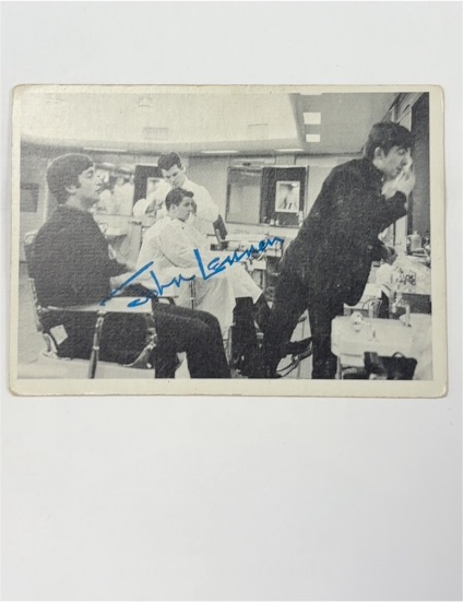 1964 Topps Beatles Black & White #55 John Lennon — front