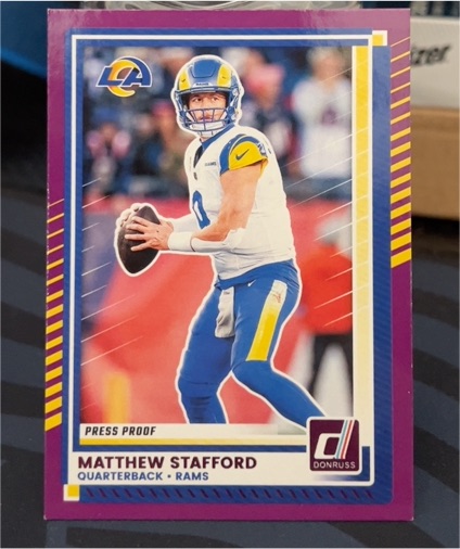 2025 Donruss #296 Matthew Stafford — front