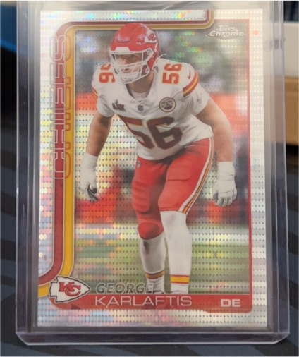 2025 Topps Chrome #152 George Karlaftis — front