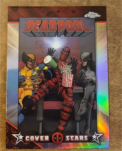 2025 Topps Chrome Deadpool Cover Stars #CS-21 Deadpool #1 — front