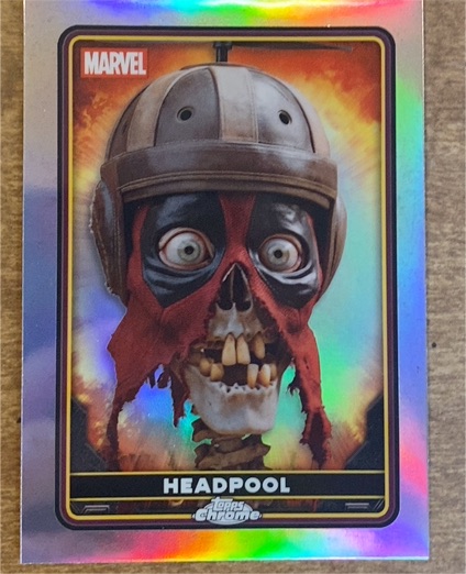 2025 Topps Chrome Deadpool #24 Headpool — front