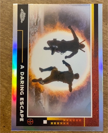 2025 Topps Chrome #90 Deadpool A Daring Escape — front