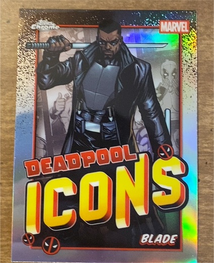 2025 Topps Chrome Deadpool Icons #DI-8 Blade — front