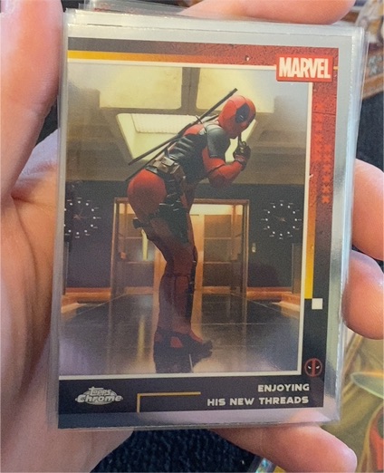 2025 Topps Chrome Deadpool #59 Enjoying His New Threads — front