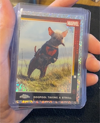 2025 Topps Chrome Deadpool #73 Dogpool Taking a Stroll — front