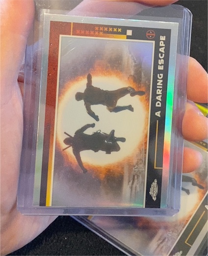 2025 Topps Chrome #90 Deadpool & Wolverine A Daring Escape — front