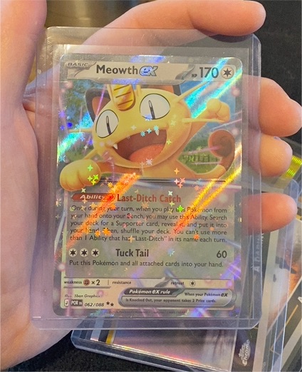 2014 Pokémon Meowth EX #062 — front