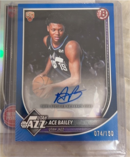 2025-26 Bowman #5 Ace Bailey — front