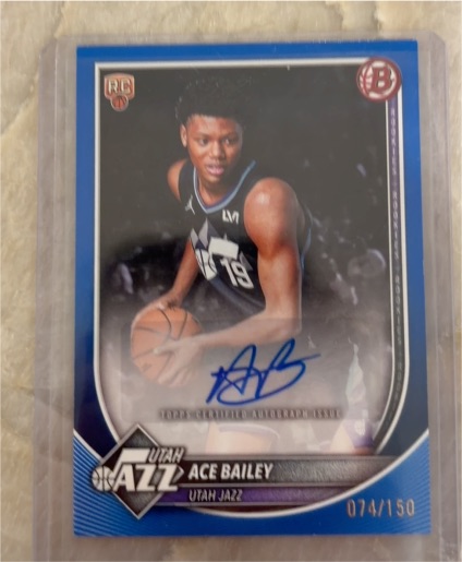 2025-26 Bowman #5 Ace Bailey — front