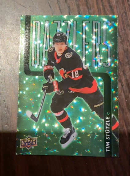 2025-26 Upper Deck Series 1 #DZ-3 Tim Stutzle Dazzlers — front