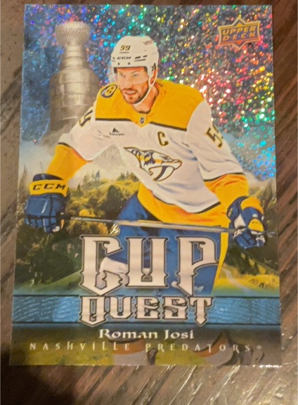 2025-26 Upper Deck Series 1 Cup Quest #CQ-19 Roman Josi — front