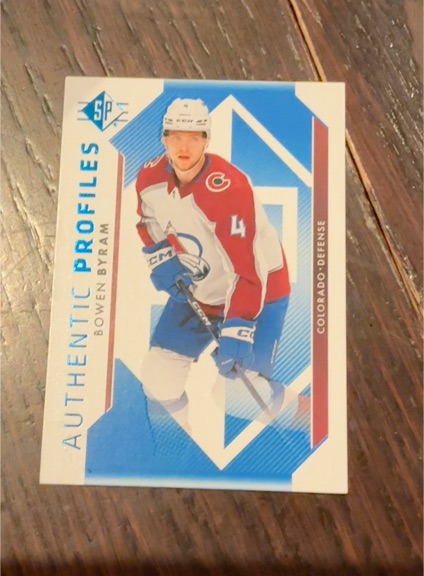 2023-24 Upper Deck SP Authentic Profiles #AP-16 Bowen Byram — front