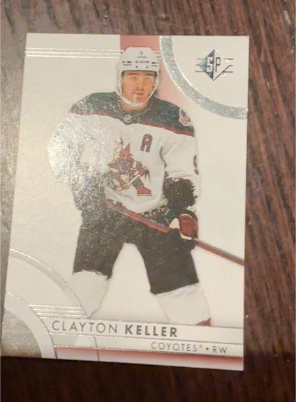 2023-24 Upper Deck SP Authentic #40 Clayton Keller — front