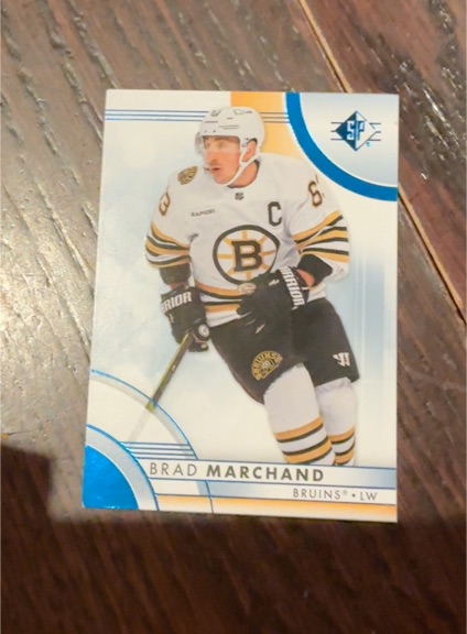2023-24 Upper Deck SP Authentic #11 Brad Marchand — front