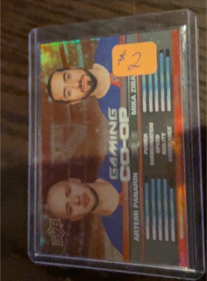 2024-25 Upper Deck Series 1 Gaming Co-Op #CGO-13 Artemi Panarin, Mika Zibanejad — front