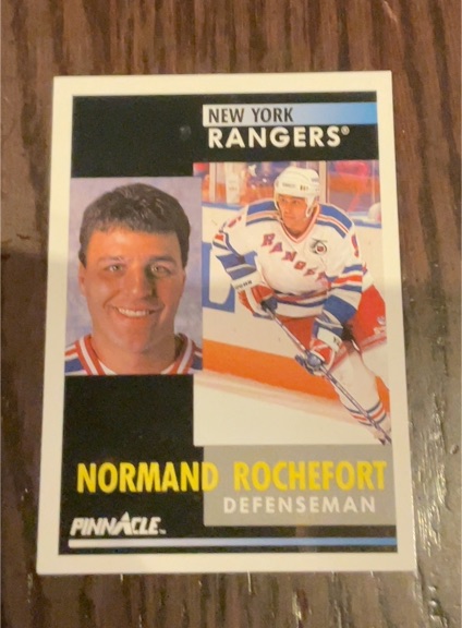1991-92 Pinnacle #273 Normand Rochefort — front