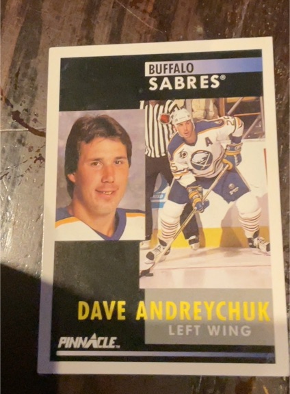 1991-92 Pinnacle #122 Dave Andreychuk — front