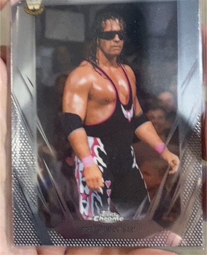 2026 Topps Chrome WWE #30 Bret "Hit Man" Hart — front