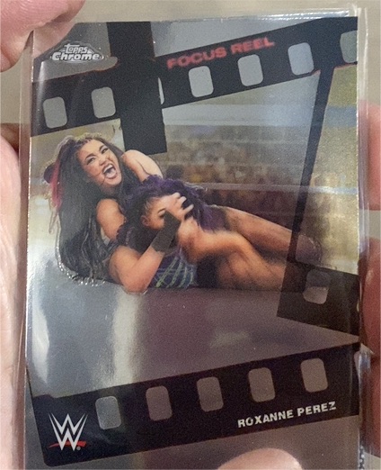 2026 Topps Chrome WWE #FR-3 Roxanne Perez Focus Reel — front